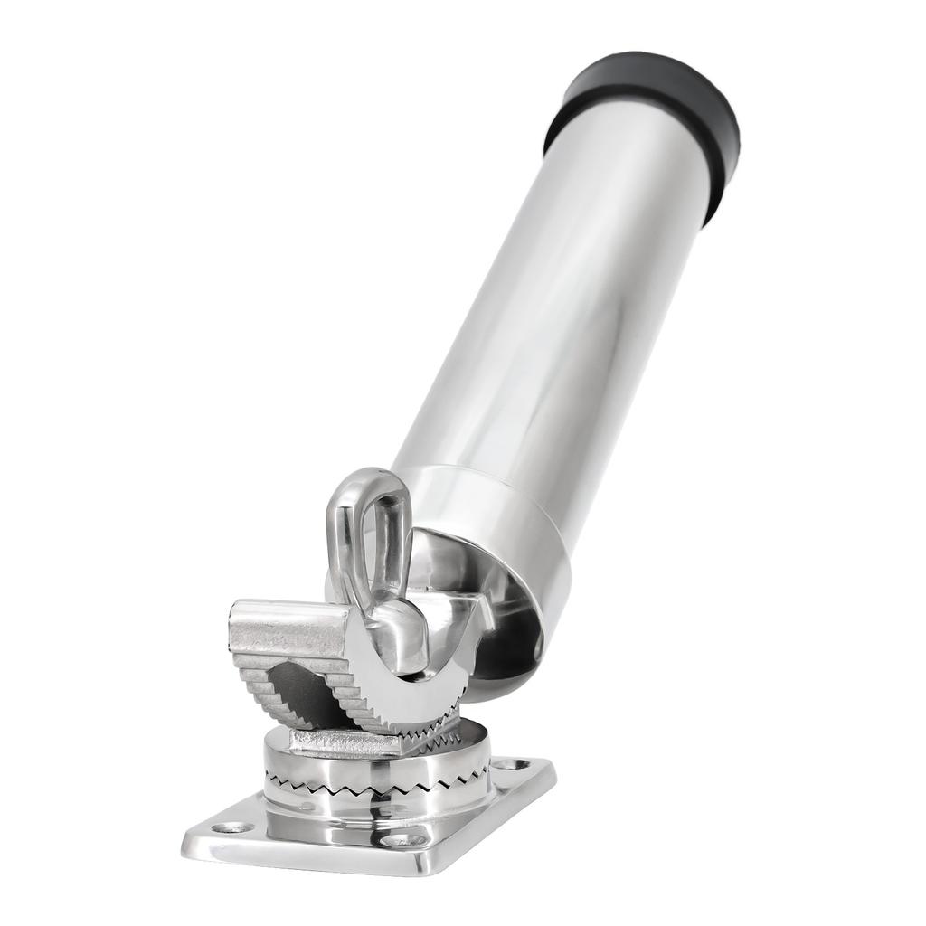 Marine 360 Degree Rod Holder Deck Mount 304 Stainless Steel Adjustable Fishing Rod Holder For Marine Boat Yacht Accessories