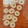21mm Transparent Magnetic Therapy Acupuncture Patch with Polished Permanent Magnets