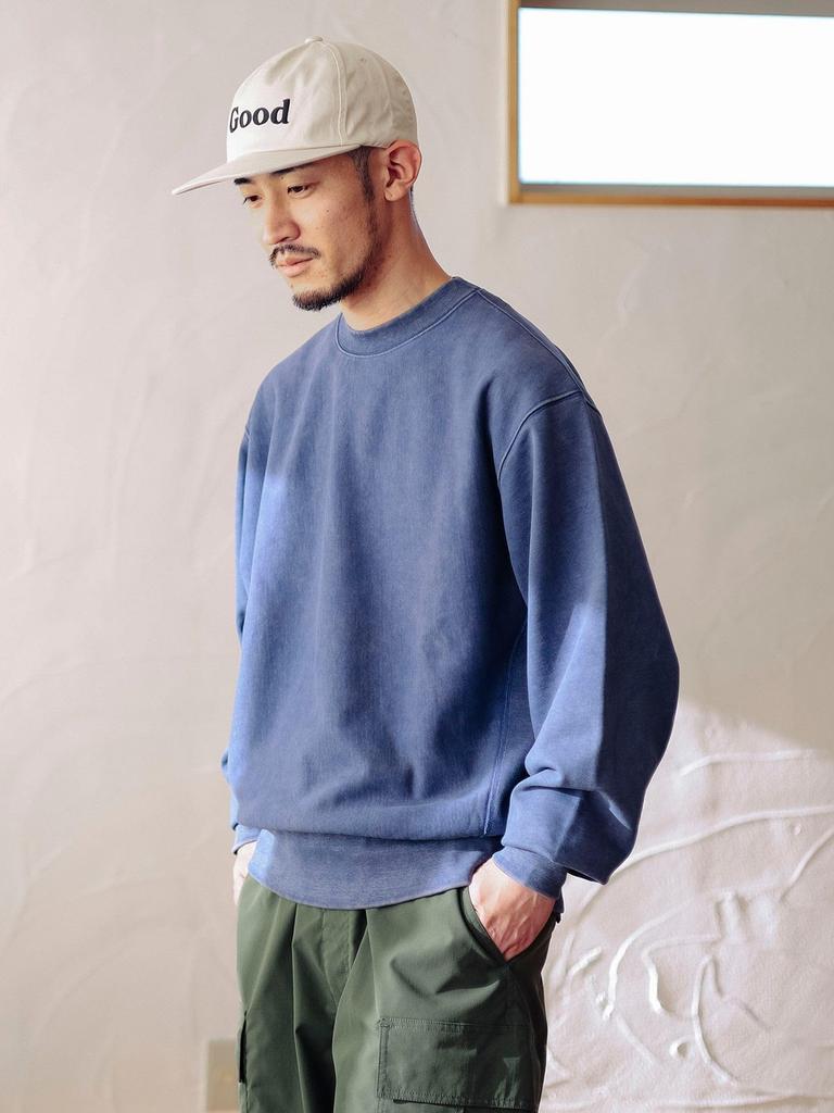 B:MING LIFE STORE by BEAMS Sweatshirt [Special Order] Healthknit Rocker Weight Crew Neck Sweatshirt, Men's, Navy, S_92130461647