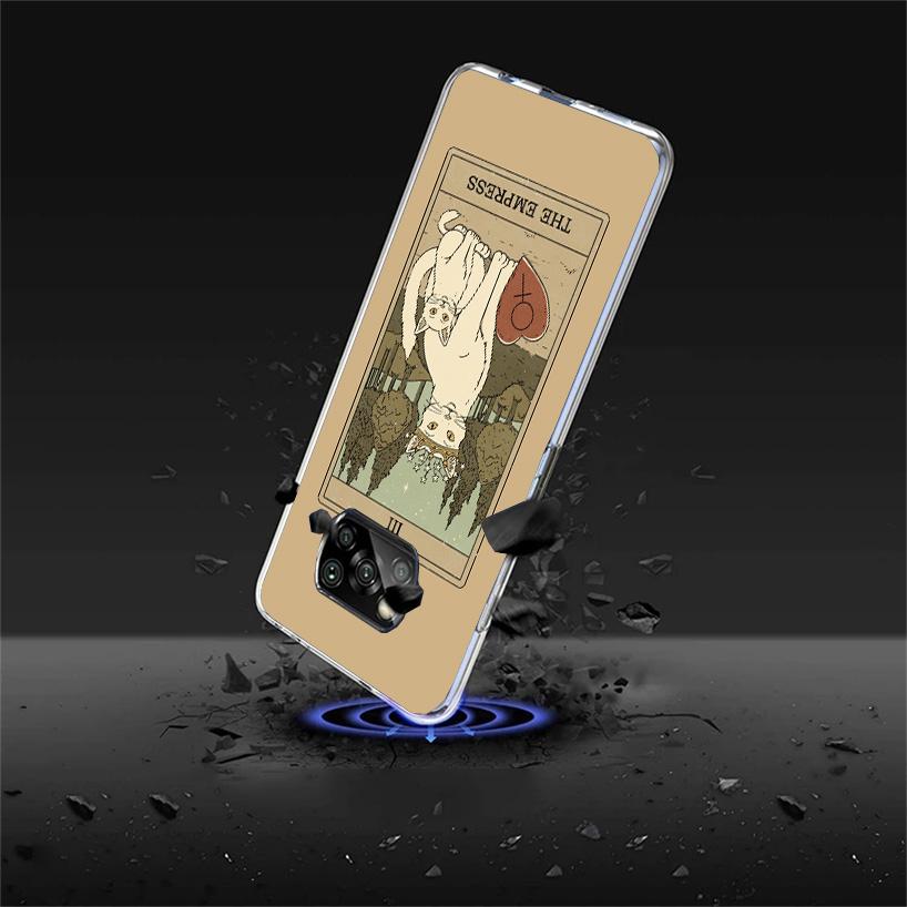Tarot Card Cute Art Cats Cover Phone Case For Xiaomi Poco F7 Ultra X7 X6 X5 Pro M7 Redmi 15C 15 13C 13 12C 12 10C 10 9A 9C 9T 9