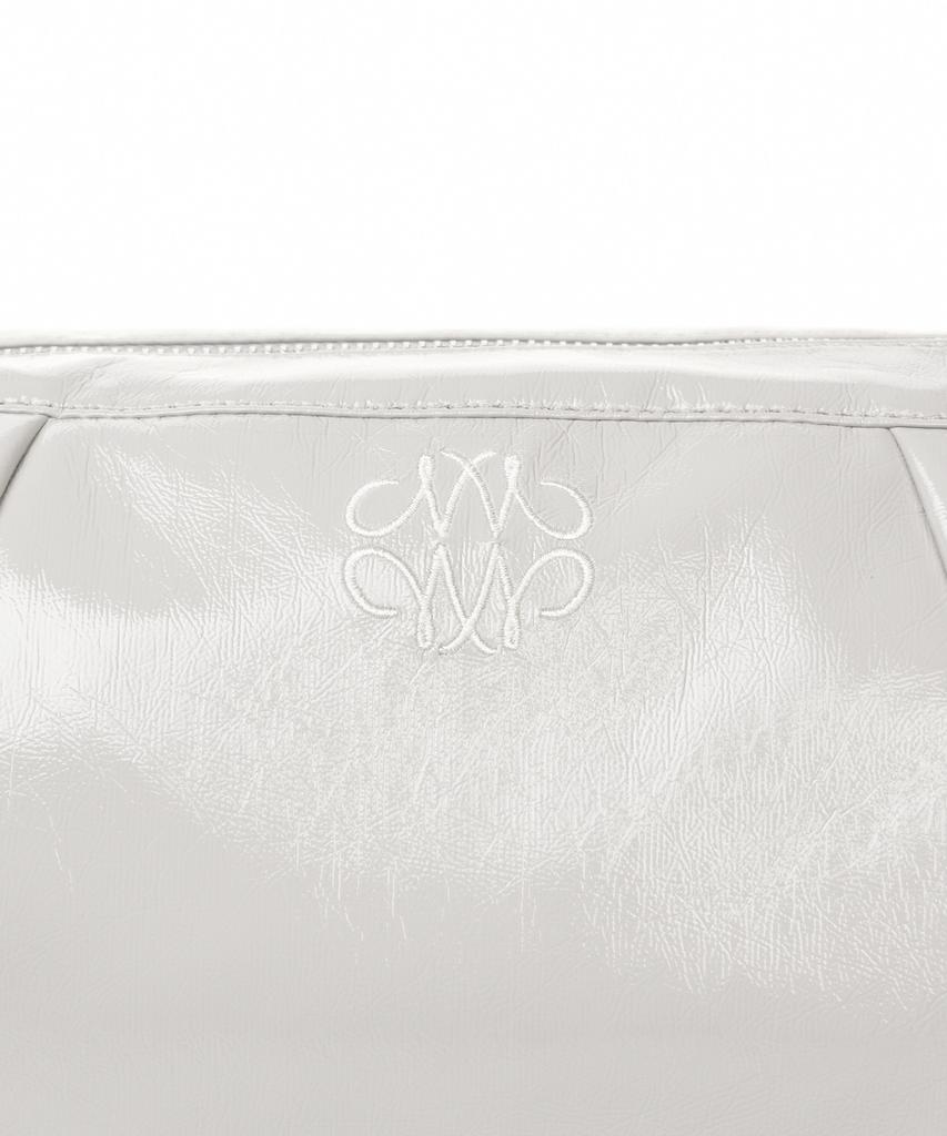 Nick&Nicole Nicole Glossy Square Shoulder Bag_Light Gray