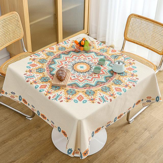 Boho Ethnic Style Tablecloths Home Square Decorative Tablecloths Rectangular Dining Room Party Wedding Decorations Manteles