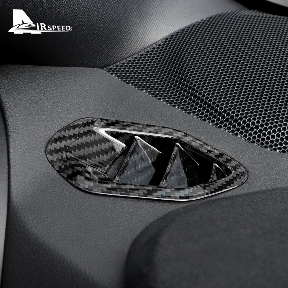 Real Hard Carbon Fiber Cover For Subaru BRZ Toyota GR86 2021 2022 2023 2024 Dashboard Side Air Vent Sticker LHD RHD Accessories