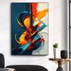 Musical Instruments Guitar Saxophone Piano Clarinet Abstract Posters Prints Canvas Painting Wall Picture for Living Room Decor