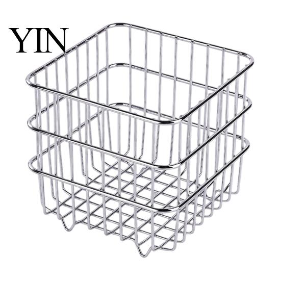 Office Supplies Storage Organizer Pen Holder/Storage Basket, Hollow Grid Iron Tube, Minimalist Metal Wire Basket Durable Pencil for Stationery