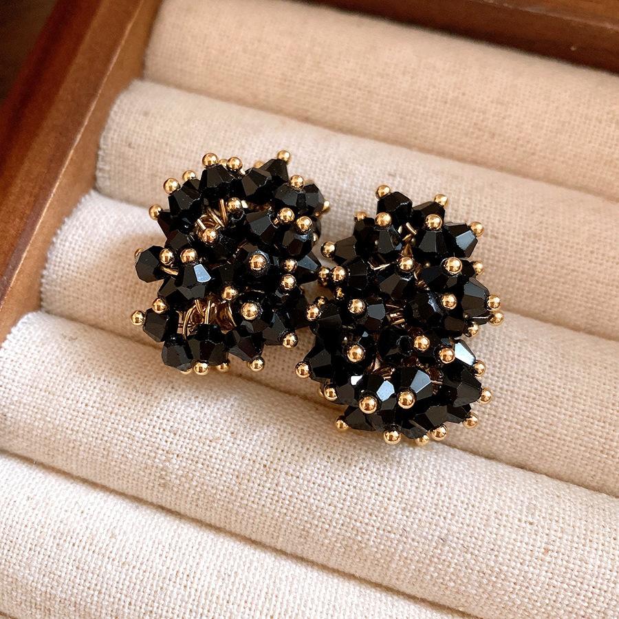 Cercei Argintii Retro cu Diamante și Franjuri în Formă de Picătură de Apă Stil Etnic Noi Cercei Chinezesc Personalizați Cercei Grei