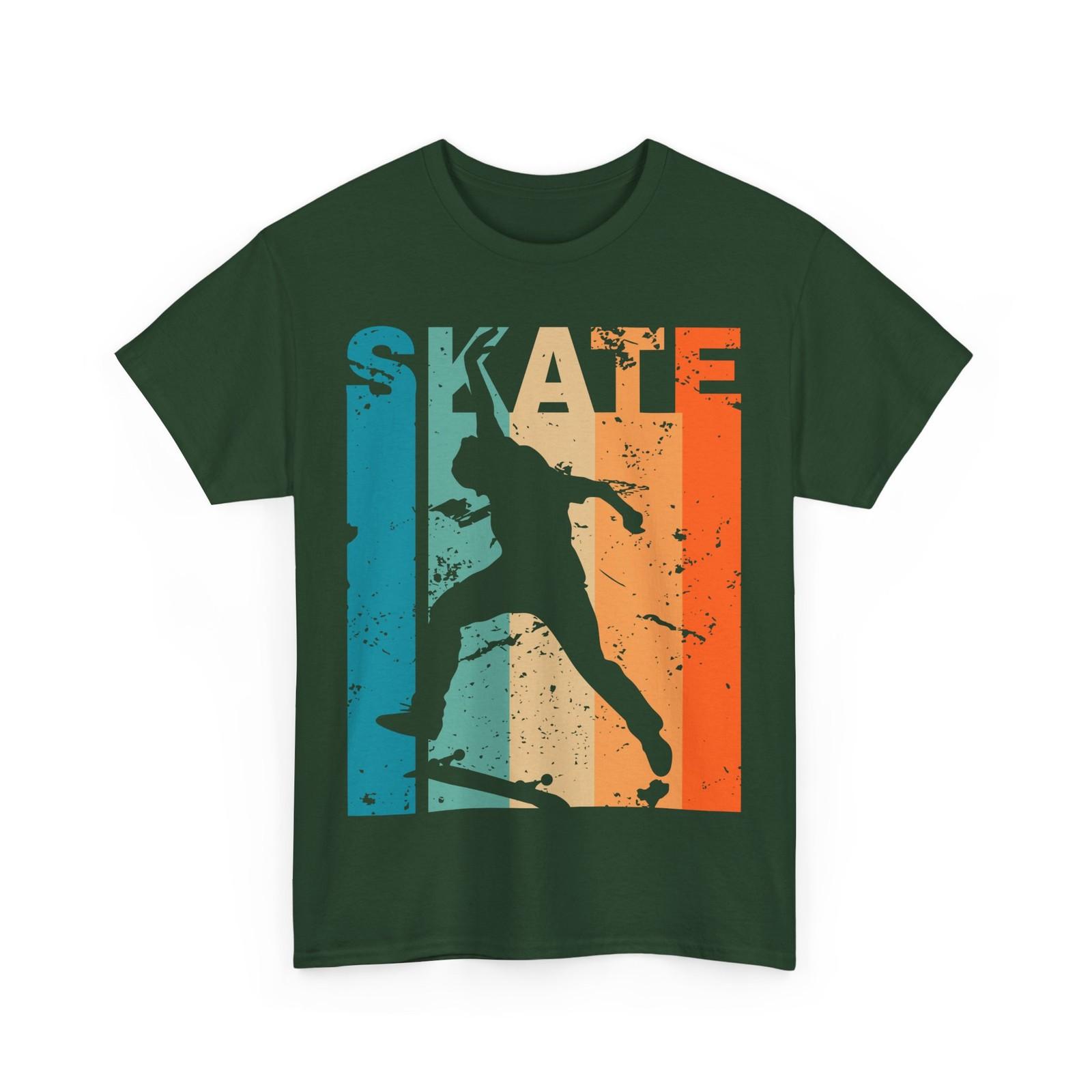 Skate Skateboarder T-Shirt, Skateboarding Skating Lovers Vintage Shirt S