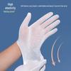 Ultra cienkie białe oddychające rękawice robocze do ochrony pracy