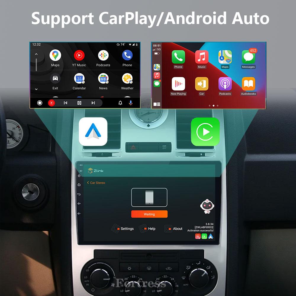 Car Radio Android 13 Carplay For CHRYSLER 300C 2004 - 2011 GPS Navigation Android Auto Stereo BT Wifi Video Bluetooth