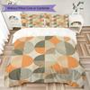 Simple Geometry Pattern Bedding uilt Set uilt Cover Pillowcase Home Decoration Birthday Gift (1 * duvet cover + 2 * pillowcase  without core)19