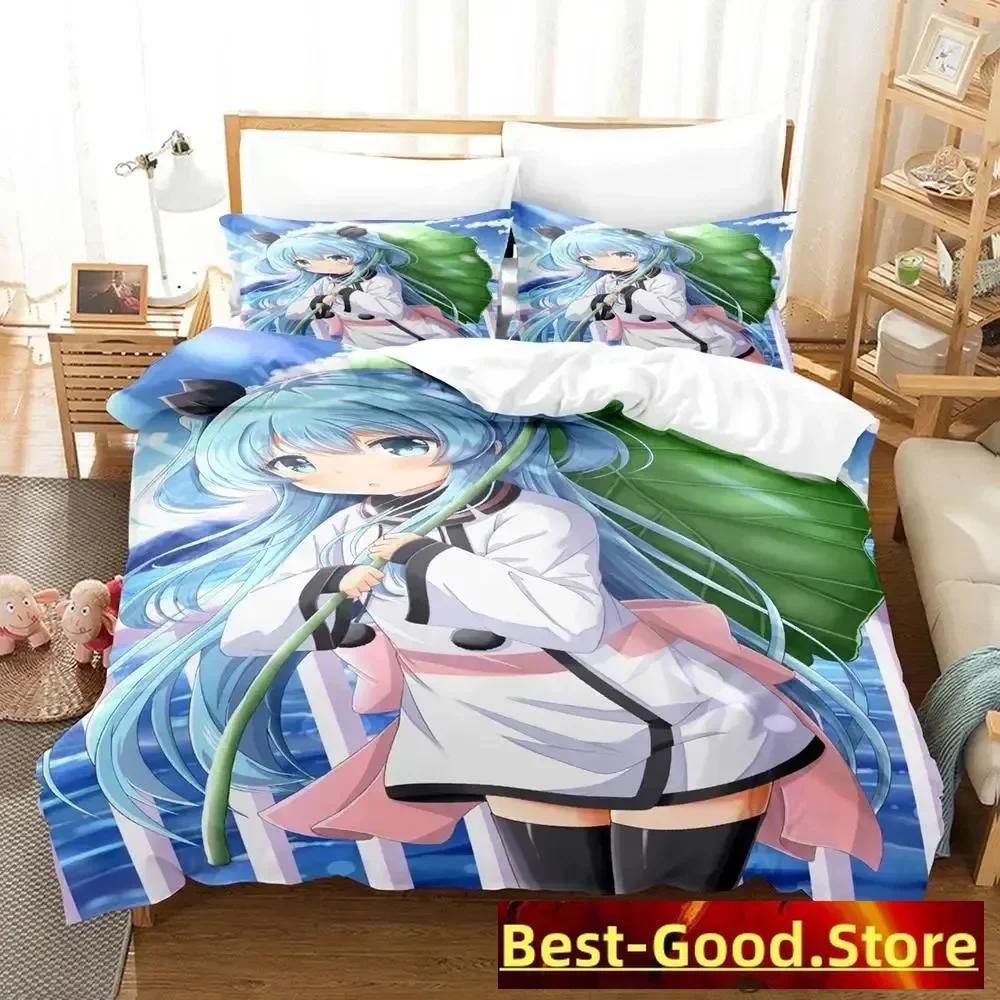 New Sora No Method Celestial Method Bedding Set Single Twin Full Queen King Size Bed Set Adult Kid Bedroom Duvetcover Sets Anime