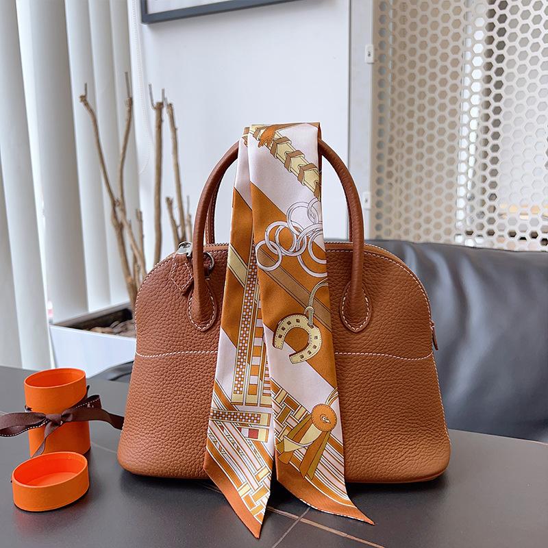 New ins wind reins small silk scarf decorative printing wrapping bag handle slender silk DIY handmade headband
