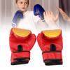 Boxing Gloves and Punching Mitts Set for Kids PU Leather Boxing Training Set with Hand Wraps for Karate Muay Thai Taekwondo