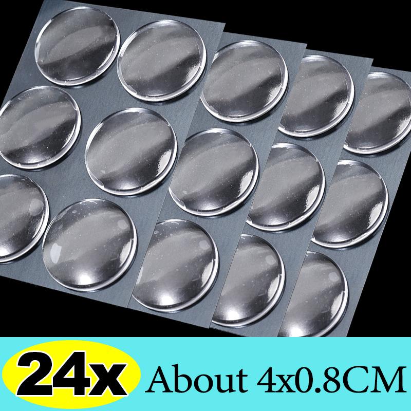 6/500x Self-Adhesive Clear Door Stop Rubber Damper Buffer Cabinet Bumpers Silicone Home Furniture Dots Cushion Protective Pads