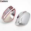 For Nissan Qashqai J11 2014 2015 2016 2017 2018 ABS Chrome Car Accessories Side Door Rearview Mirror Cover Trim Molding Overlay