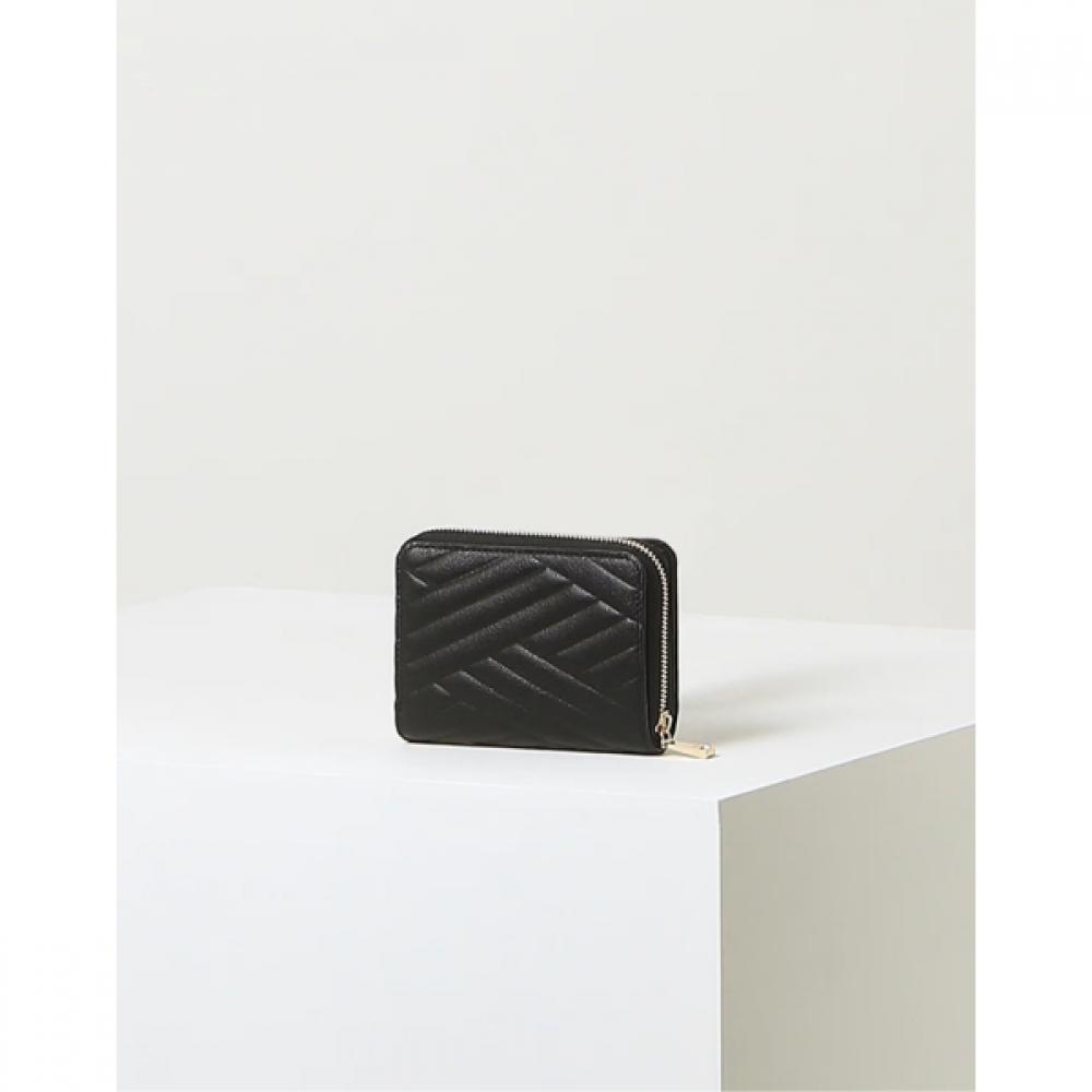 Daks Black Carlisle Embossed Leather Golddd Zipper Wallet Dcwa6f216bk