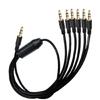 Convenient 3.5mm Audio Splitter Cable Male Male Extension for Speaker Projector