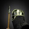 Handmade Steel Viking Helmet with Chainmail Aventail Nordic Warrior Armor LARP Cosplay
