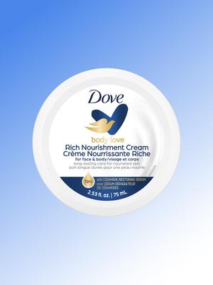 Dove Bohatě vyživující krém na obličej a tělo 75 ml