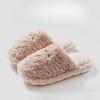 Cotton Shoes for Women's Indoor Home Use, Anti-slip Soft-soled Warm Plush Slippers