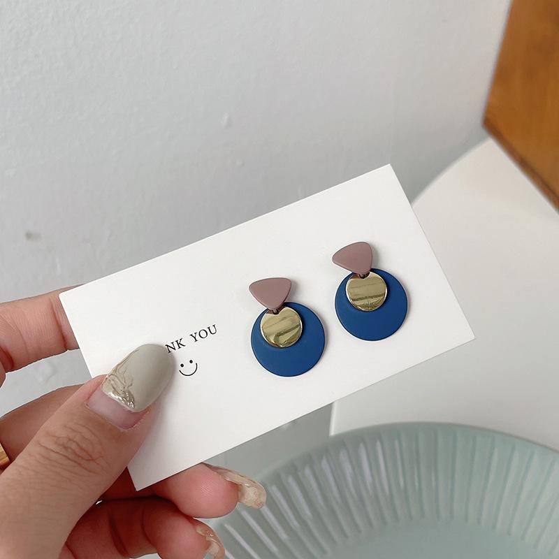 

2023 Серьги-пайетки конфетных цветов из серебряной иглы S925 - Универсальные и стильные