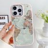 LZ24 Map airplane trajectory art Soft Phone Case for Samsung S24 Ultra S23 Plus S21 A16 A54 A34 A05 Infinix Hot 40 30 Lens Protection Shockproof Cover