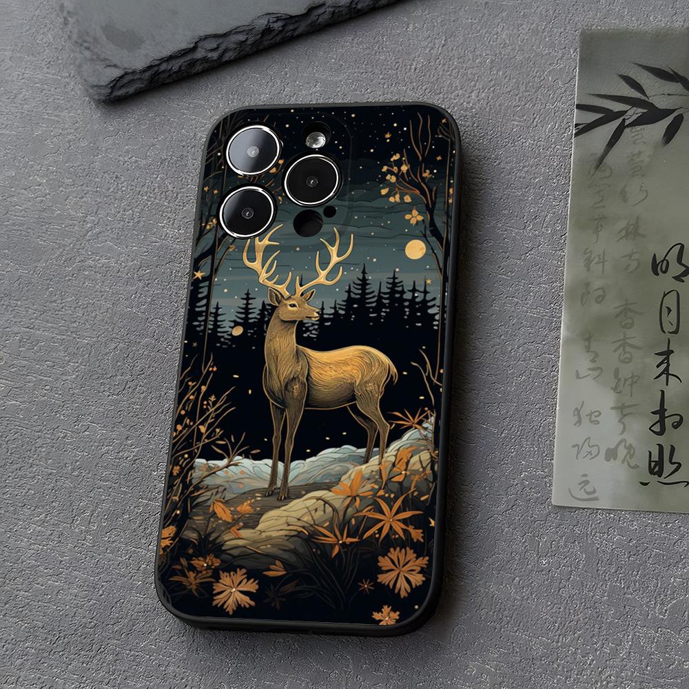 

Deer Hunting Camo Phone Case Funda For Iphone 13 17 16 11 15ProMax 14 12 Pro Xs Max Mini Xr X 7 8 6 6s Plus Covers iPhone 16
