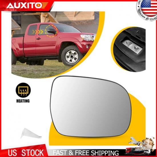 Heated View Mirror Glass for Toyota Tacoma 2005-2011 RH Passenger Side TO1325113