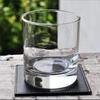 6pcs/set Fashion Desk Decor 4" Square Leather Tea/Coffee Cup Pad Small Coaster