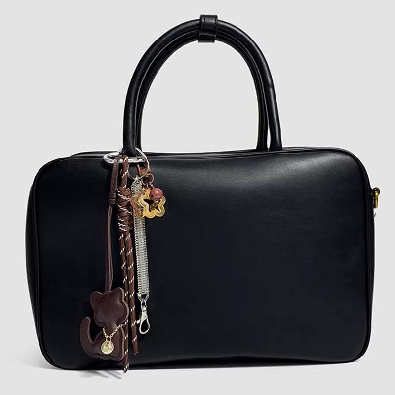 Bag Charm Fashionable Small Cat Pendant PU Leather Rope Decoration Holder Bag Charm For Handbags And Backpacks