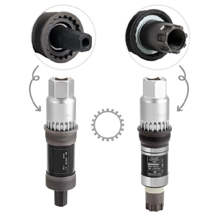 Bicycles 20 Teeth Remover Bottom Bracket Sleeve Tool Antidrop Tool Bikes Bottom Bracket Remover Crank Puller Remover