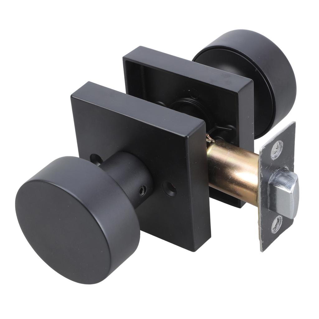 Okrągłe gałki do drzwi ze stopu cynku Zestaw gałek Bez blokady Klamki do drzwi wewnętrznych do przedpokoju, szafy, łazienki Łatwe w montażu