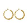 Broken Silver Unique Ring Earrings Light Luxury Design Ear Buckle 1111 New Popular High-end Earrings