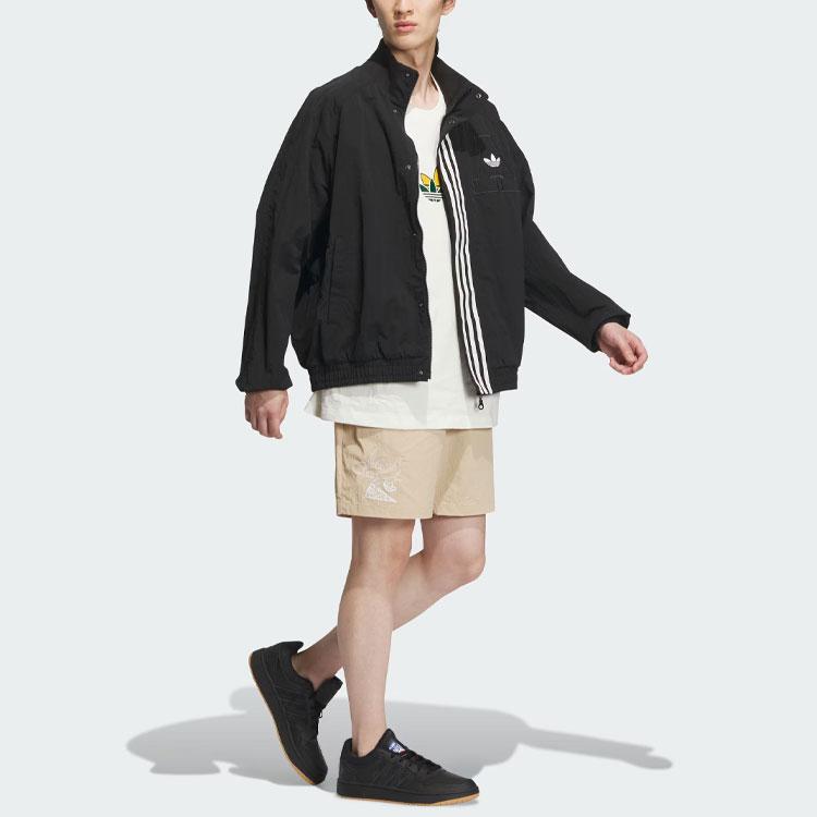 Adidas Rifta Sport Windbreaker Jacket Black Men Streetwear IU4845