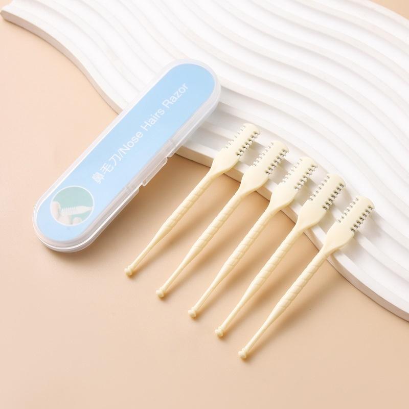 3/5/10Pcs Nose Hair Remover 360 Rotating Nasal Clippers Nose Hair Trimmer For Women Men Manual Nose Hair Trimme