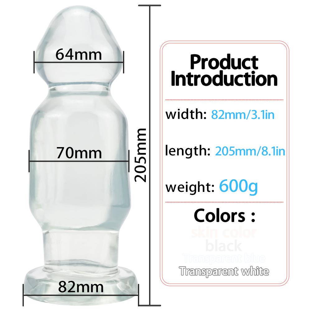 Mushroom Head Anal Plug - Stretching Trainer, Prostate Massager & SM Sex Toy for Men & Women