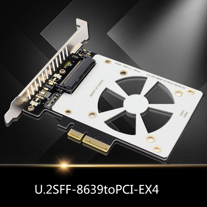 SFF-8639 til PCIE X4 Adapter PH46 til PCIe Adapter Rask Dataoverføring Høy Hastighet for Lesing og Skriving Overføring