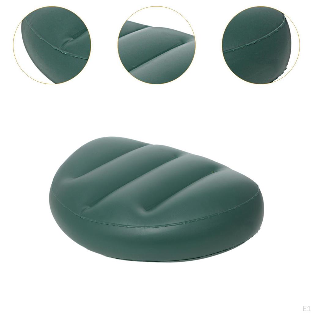Aufblasbares Kajak Boots Sitzkissen, Angelkissen Weiche Mehrzweck Tragbare PVC Matte zum Rudern