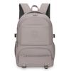 Solid Color Backpack Lightweight Nylon Bag Unisex Travel Backpack Student Schoolbag