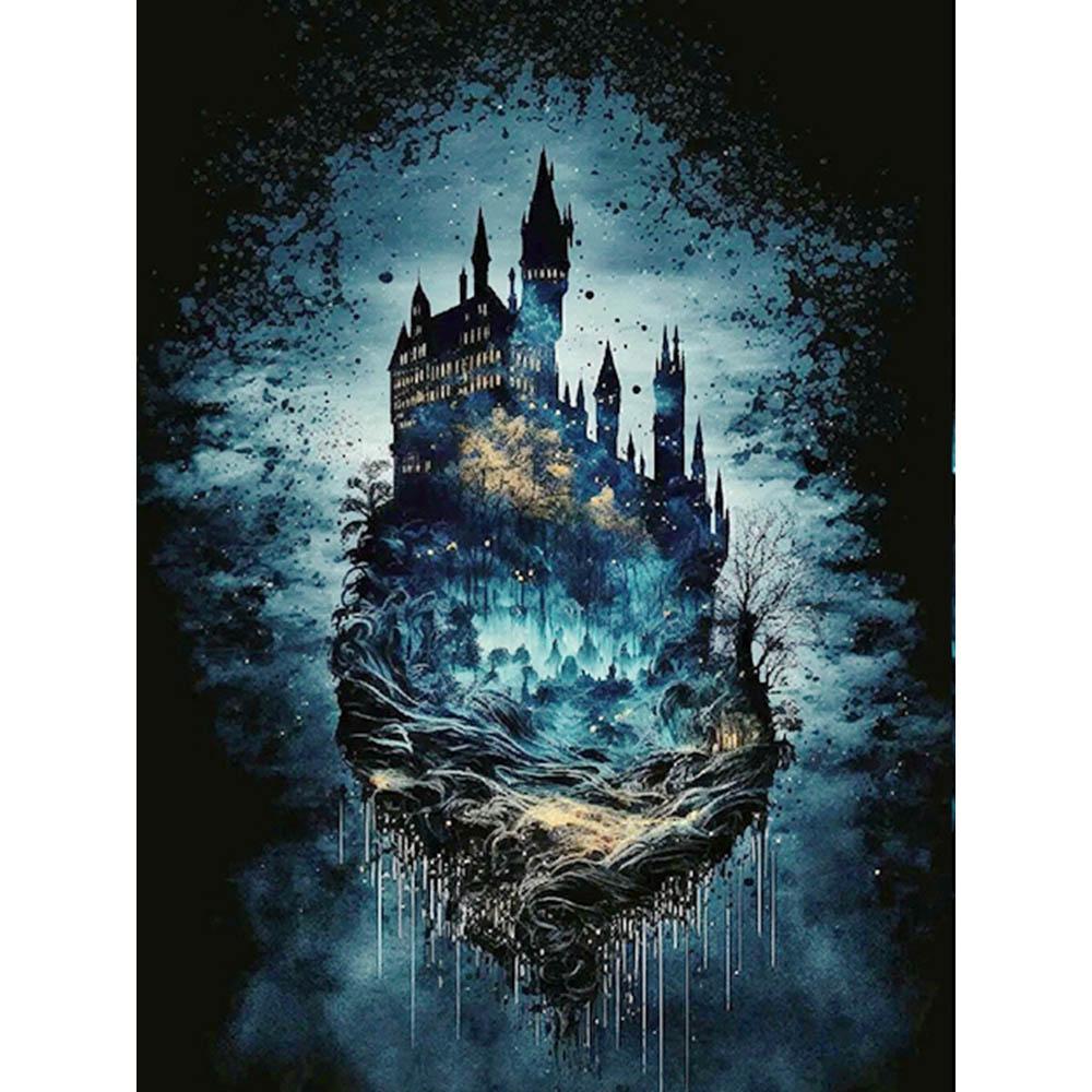 Harry Potter Magic School 5D DIY Diamond Painting Cross Stitch Castle Mosaic Embroidery Rhinestones Home Decor Kids Gift