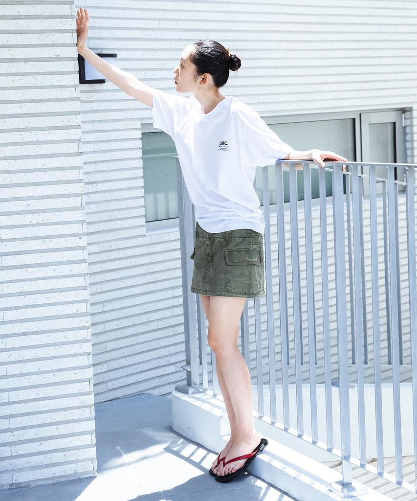 LMC Mono Rabbit Globe Tee White
