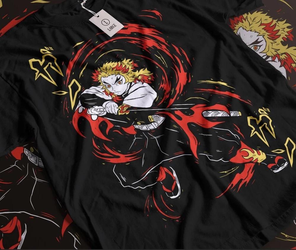Sanemi Shinazugawa Tshirt wind hashira Demon Slayer Horror anime Gift shirt S
