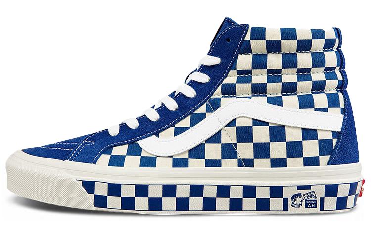 Vans Style 38 Шахматка Синий/Белый VN0A38GF2U8 44
