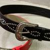 Punk Style Studded Belt Premium PU Leather Adjustable Fashion Accessory For Men And Women