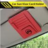Car Card Glasses Storage Holder Sun Visor Organizer Multi-Pocket Bag For C4 C3 C5 C1 C2 C-Elysee Berlingo Picasso Jumpy