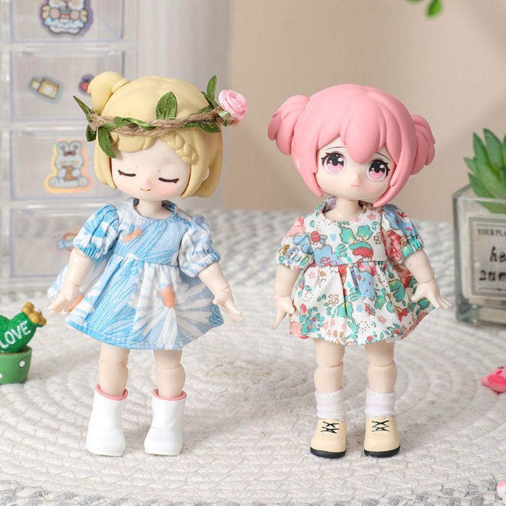 

Fashion Dolls Outfits Dresses Short Sleeve White Cardigan for 1/11 OB11 Dolls/for 1/12 BJD Dolls