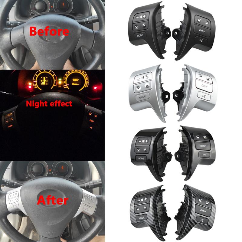 For Toyota Corolla ZRE150L ZRE151L ZRE152L 2007-2009 84250-02200 Steering Wheel Multimedia Volume Audio Control Button Switch