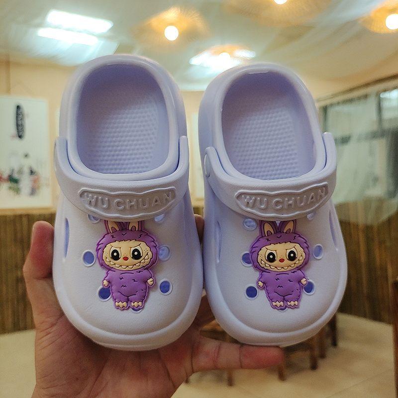 Roztomilé EVA pantofle pro chlapce a dívky, Dětské protiskluzové pantofle s měkkou podrážkou