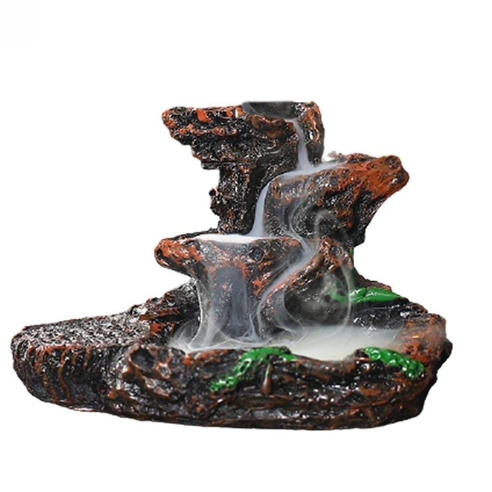 River Waterfall Incense Censer Mountain Shape Waterfall Incense Burner Living Room