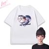 I Love My Boyfriend Sylus and Rafaye Printed Tshirt Otome Game Love and Deepspace T Shirts Women Unisex Girlfriend Cotton Tops Tee